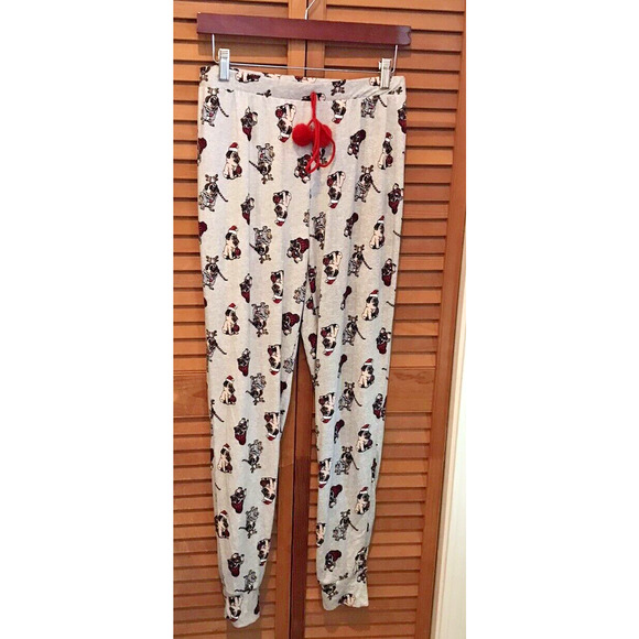 Santa's Treasures Women's Sleep Pajama Lounge pants English Bull Dog Size small - Picture 1 of 8